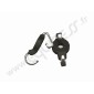Curb chain hooks with rubber
