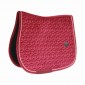 Saddle pad velvet orange