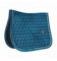 Saddle pad velvet orange